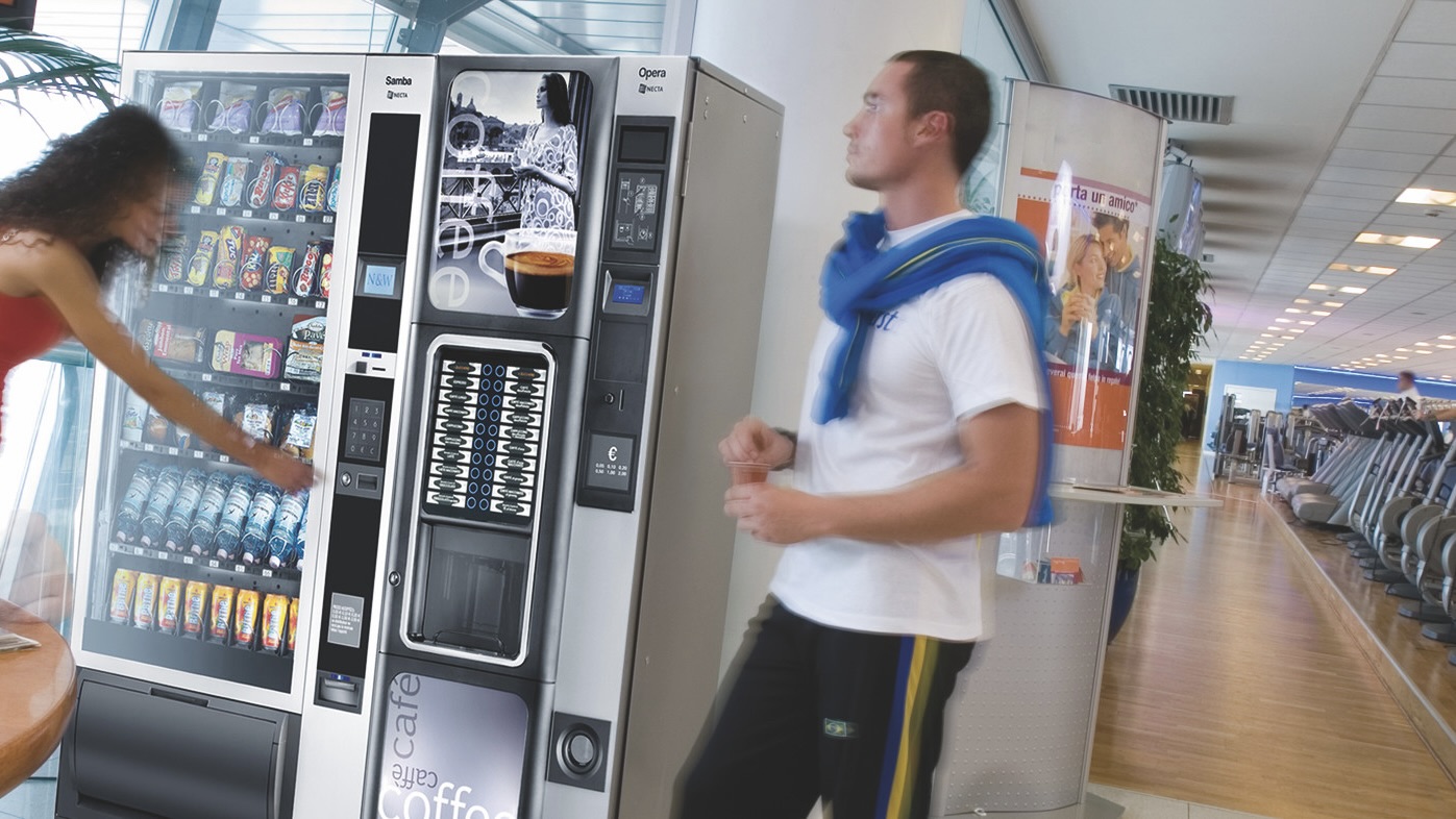 Fitness club gym vending